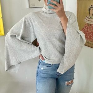 White House Black Market Kimono Slv Pullover